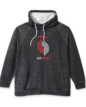 NBA Portland Trail Blazers Spiral Sweatshirt Womens Plus Size 2X Charcoal Grey - £18.35 GBP