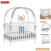 Breathable Mesh Crib Canopy - Easy Installation Pop Up Tent for Babies - $57.37