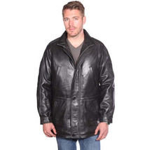 Mason &amp; Cooper Men&#39;s Garner Mid-Length Leather Coat - £275.36 GBP