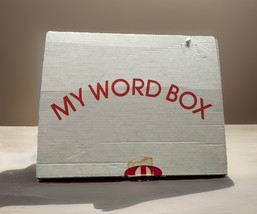 Vintage My Word Box 1984 The Child&#39;s World Word Picture Flash Cards - $24.70