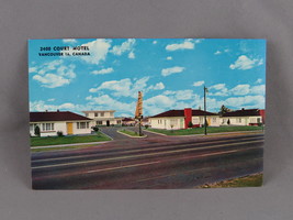Vintage Postcard - 2400 Court Motel Vancouver - Natural Color Productions - £11.75 GBP