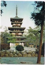 Japan Postcard Nara City East Pagoda Of Yakushiji Temple - £3.15 GBP