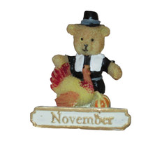 Perpetual Monthly Calendar Avon Teddy Bear Days November Replacement 200... - $9.89