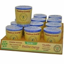 Aloha Bay Palm Wax Candles Positive Energy, Blue Chakra Votive Candles 1... - £22.46 GBP