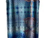 Chicos Sleeveless Sheath Dress Womens Size XL 16 Blue Knit Slinky Stretch - $24.69