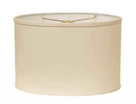 18&quot; Ivory Throwback Oval No Slub Lampshade - $204.88