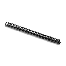Staples Plastic Comb Binding Spines 5/8&quot; Diameter 120 Sh. 25/PK Black 17465 - $18.99