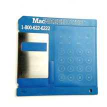 Vintage Mac Warehouse Collectible Blue 3.5&quot; Floppy Diskette Solar Calcul... - $29.65