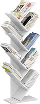 Function Home 9-Tier Tree Bookshelf, Magazine Cd Geometric Bookcase, Free - $57.99