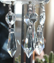 100Pcs/Lot Chandelier Crystal Glass Lamp Prisms Part 1.5&quot; Teardrop Pendant - £32.47 GBP