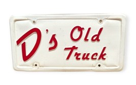 Vintage D&#39;s Old Truck Personalized Plastic Novelty License Plate Graphic... - $14.95