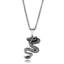 TK1986 - High polished (no plating) Stainless Steel Necklace with No Stone - $36.49