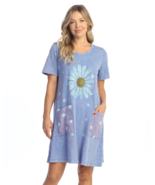 Jess and Jane Daisy blue dress Happy Days size XL 1x 2x M78-1361 cotton - $1,415.03 MXN+