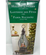 Christmas Santa Claus + Reindeer 20&quot; Jumbo LED Holiday Lantern Snow Glob... - $355.06 CAD