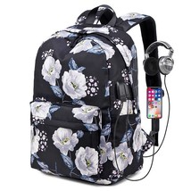 Nylon School Backpa for Women Bags Ladies Backpack Fashion Designer Female Lapto - £39.84 GBP