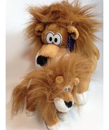 Applause Animal Junction Lion Lynch and Cub Plush King of Jungle Big Cat... - $59.99