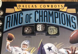 Dallas Cowboys Ring of Champions Poster MINT - £19.43 GBP