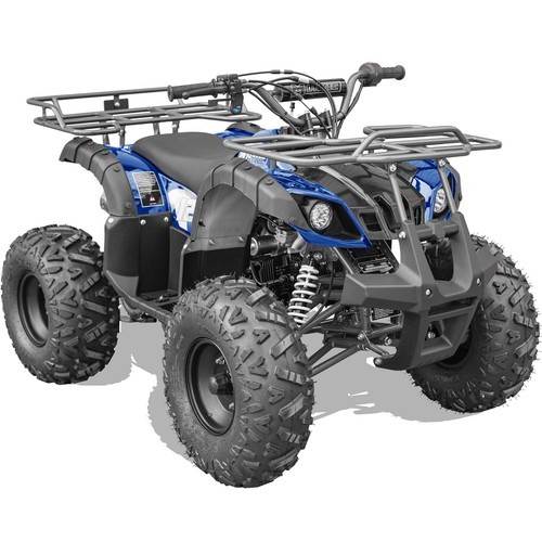 MotoTec Bull 125cc 4-Stroke Bike Powerful Kids Gas ATV in Blue - $1,499.00