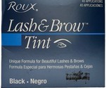 1 BOX - ROUX LASH &amp; BROW TINT BLACK 40 APPLICATION E: 11/2016 SEE IMAGES... - £237.36 GBP