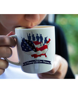 Memorial Day Mug, In Memory of our Heroes, Memorial Day Gift, American Flag Mug, - $14.95