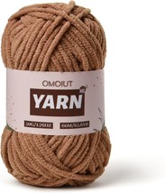 Plush Chenille Chunky Crochet Yarn Baby Yarn for Crocheting Soft Velvet ... - $18.17