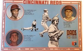 Cincinnati Reds Dad&#39;s Root Beer 1977 Placemat Foster Fryman Eastwick MLB... - £12.36 GBP
