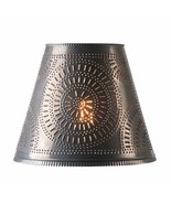 Lamp Shade with Chisel in Kettle Black Tin - 14 inch - $1,305.91 MXN