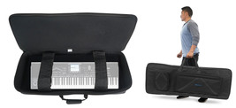 Rockville 76 Key Padded Rigid Durable Keyboard Gig Bag Case For KORG PA3X 76 - £121.00 GBP