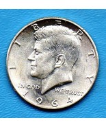 1964 Kennedy Halfdollar (uncirculated) - Silver - BRILLANT - £19.98 GBP