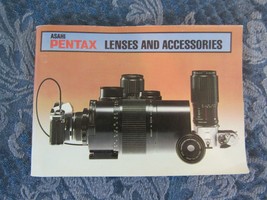Genuine OEM Asahi Pentax Lenses and Accessories Sale Brochure Guide Book... - $9.98
