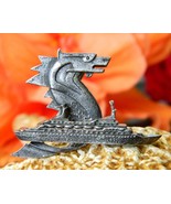 Vintage MS Sea Venture Seahorse Dragon Cruise Ship Souvenir Brooch Pin - $652.93 MXN