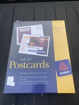 Avery 8577 InkJet Postcards 400 5 1/2&quot; x 4 1/4&quot; 4 cards/sheet opened box - $11.30