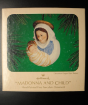 Hallmark Keepsake Christmas Ornament 1983 Madonna and Child Porcelain Boxed - £7.06 GBP
