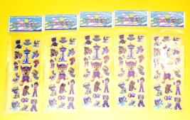 LOT 5x STICKERS SHEETS PAW PATROL MIGHTY PUP FRIENDS SKYE CHASE ROCKY ZU... - $6.79