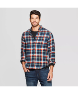 Goodfellow &amp; Co™ ~ Plaid ~ SMALL ~ Standard Fit ~ Long Sleeve ~ Flannel ... - $42.10 CAD