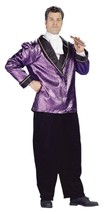 Playboy Smoking Jacket Costume (Large) Purple - £24.03 GBP