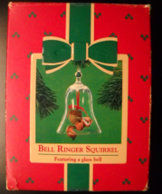 Hallmark Keepsake Christmas Ornament 1984 Bell Ringer Squirrel Original Box - £7.91 GBP