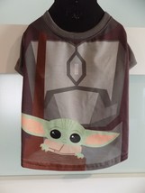Star Wars The Mandalorian Baby Yoda Dog Pet T-Shirt Size M  NEW - $16.56