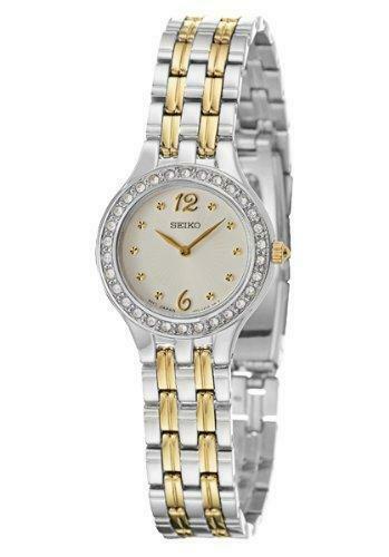 Primary image for NEW Seiko Women's SUJG29 Quartz White Dial Stainless Steel Watch