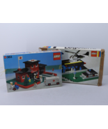 Vintage LEGO System #363 Hospital #694 Police Heliport Original Box Pre ... - $125.59