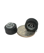 2pc 1993 TYCO TCR HO Slot Less Car REAR WHEELS WITH TIRES Unused Factory... - $2.74 CAD
