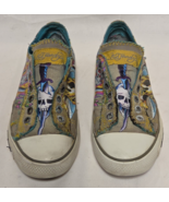 Ed Hardy True Love Low Rise Lace up Canvas Womens Size 6 Slip-on Shoes 1... - $34.64