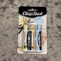 ChapStick Vanilla Favorites Flavored Lip Balm 0.15oz 3 pack - £8.11 GBP