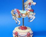 Carousel Horse Music Box By Heritage House Melodies County Fair Collection - £17.01 GBP