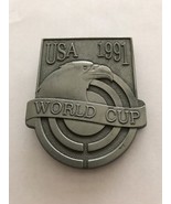 U.S.A. America 1991 World Cup Shooting Team Metal Fashion Belt Buckle - $171.32 MXN