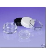 30 EMPTY MINERAL MAKEUP 3 GRAM COSMETIC JARS SIFTER NEW - $20.45 CAD