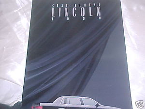 1990 Lincoln Continental Dealer Sales Brochure