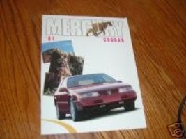 1991 Mercury Cougar XR7 Dealer Sales Brochure - £10.37 GBP