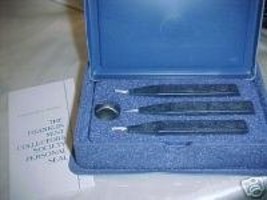 Franklin Mint Collectors Society Personal Seal/ 3 Sealing Wax Candles &amp; Pewter S - £26.35 GBP