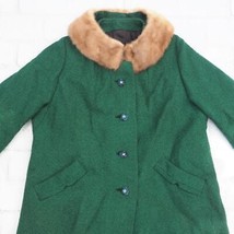 Vintage Brynwood Rabbit Trim Evening Coat Jacket for Horne&#39;s Department ... - £82.84 GBP